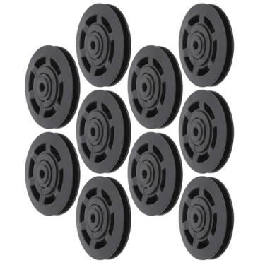 Imagem de Acouto Roda de Polia de Rolamento de Nylon, Equipamento de Ginástica, 10 Unidades/conjunto, 95mm, Substituição de Roda de Polia, Equipamento de Ginástica, Máquina de Exercício e Acessórios