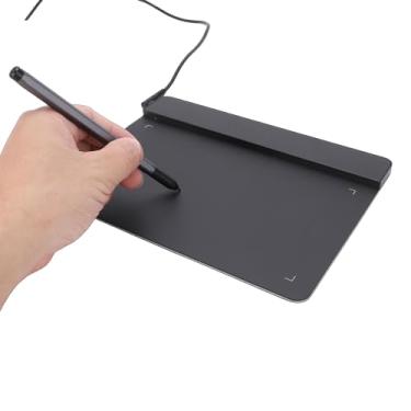 Imagem de Asixxsix Tablet de Desenho Gráfico, Bloco de Desenho Digital de Tablet Gráfico de 6 X 4 Polegadas Com Caneta Stylus, 10 Pontas de Caneta e Adaptador OTG, para, Escrita, Design,