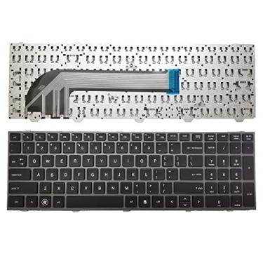 Imagem de Teclado de substituição de layout dos EUA para HP ProBook série 4540s 4540 4545s compatível com número de peça 702237-001 683491-001 701485-001 preto