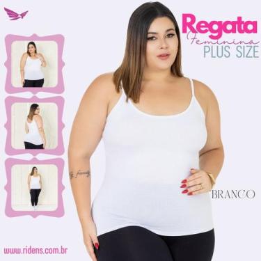 Imagem de Camiseta Regata Feminina Plus Size Tecido Premium De Alta Qualidade Pr
