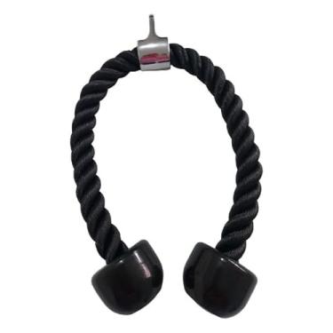 Imagem de Puxador Triceps Corda Crossover Profissional Academia Preto