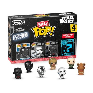 Imagem de Pack 4 Bonecos Star Wars - Funko Bitty Pop