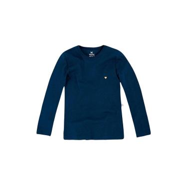Imagem de Blusa Infantil Hering Manga Longa Com Patch Feminina-Feminino