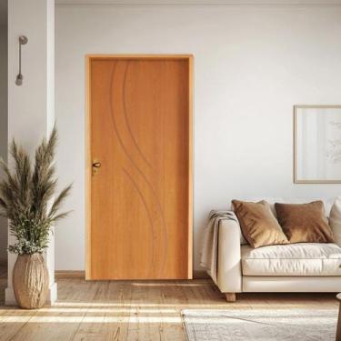 Imagem de Porta Concept 09 Imbuia 72 X 210 Batente 14 Fechadura Taco de Golfe Ro