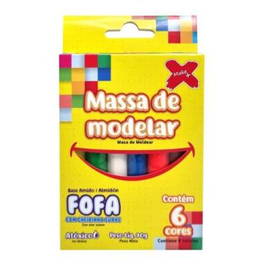 Imagem de Massinha De Modelar 6 Cores Fofa Com Cheirinho Make+