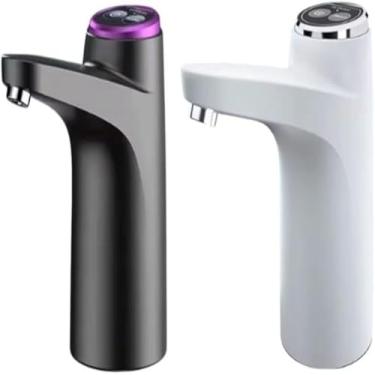 Imagem de Bomba Elétrica Bebedouro Para Galão de Água Mineral Recarregável USB Bivolt 2 Botões – Portátil, Fácil de Usar, Compativel com Galões de 5 a 20 Litros, Design Luxo Premium Cores Sortidas