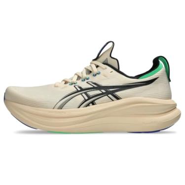 Imagem de ASICS Tênis de corrida masculino Gel-Nimbus 28, Concha/preta, 39