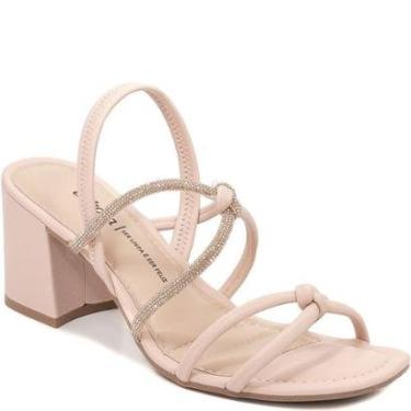 Imagem de Sandália Salto Bloco Nózinho Brilho Dakota Y9965-Feminino