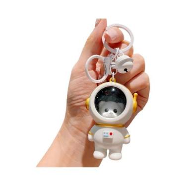 Imagem de Chaveiros De Gato Astronauta Com Luz Noturna Para Meninas E Meninos, P