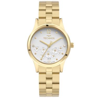 Imagem de Relógio Technos Feminino Ref:2036mtd/1k Fashion Dourado