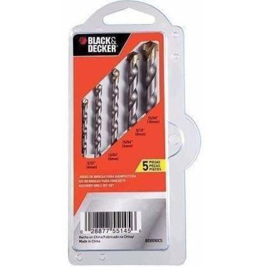 Imagem de Jogo de Brocas Videa 4 Peças - Black&Decker BD0040CS - Black & Decker