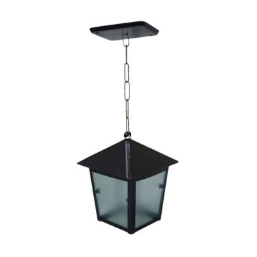 Imagem de Luminária De Teto Verona Em Alumínio Fundido Preta 20X11Cm