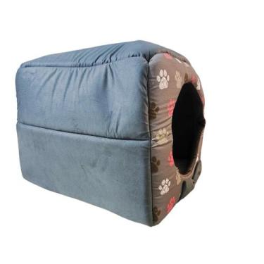 Imagem de Casinha Toca Cama Iglu 2 Em 1 Cachorro Cão E Gato Tam GG Gigante - Lil