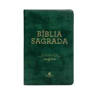 Imagem de Livro - Bíblia Sagrada ACF, Capa luxo verde, Leitura Perfeita