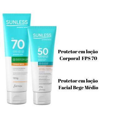 Imagem de Protetor Solar Corporal FPS 70 120g + Protetor Solar Facial FPS 50 60g
