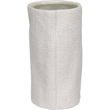 Imagem de VASO DECORATIVO ENFEITE CASA HOME&CO CERÂMICA 20x10x10cm MARFIM