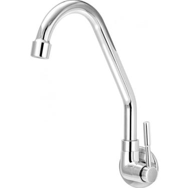 Imagem de Torneira Para Cozinha Stilo 1-4 de Volta Bica Móvel C31 Cromada de Parede Vtp700cwb Esteves Torn