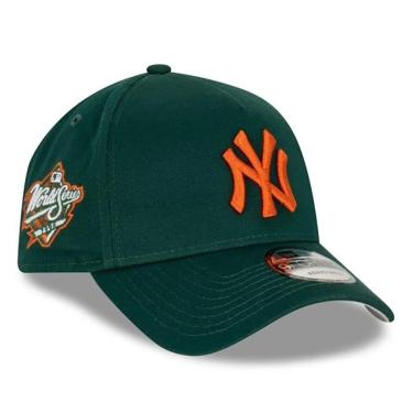 Imagem de Boné New Era 9FORTY A-Frame New York Yankees Copper Verde-Unissex