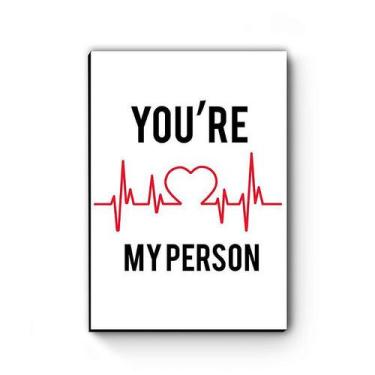 Imagem de Quadro decorativo MDF Greys Anatomy Person - Artgeek