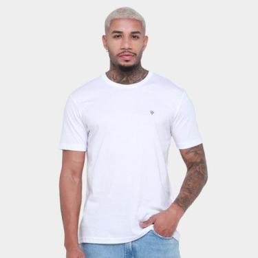Imagem de Camiseta Calvin Klein Masculina, Branco, M