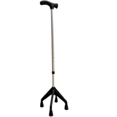 Imagem de Bengala 130kg 4 Pontas Alumínio Alt Regulável Antiderrapante