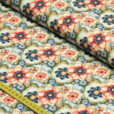 Imagem de Tecido Tricoline Vida no Campo : Mandala (0,50x1,50) - Fabricart