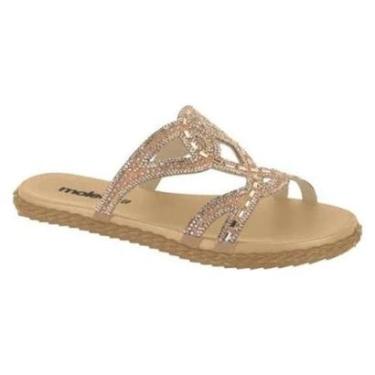 Imagem de Rasteirinha Moleca 5452.143 Gaspea Ibiza Feminina - Nude-Feminino