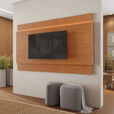 Imagem de Painel para Tv Aros 225cm em Mdf para Tvs de até 65 Polegadas com Led Naturale