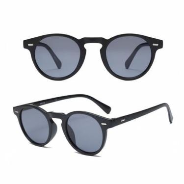 Imagem de Óculos De Sol Retrô Polarizado Uv400 Moda/praia - Importado, Preto fos