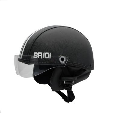 Imagem de Capacete Coquinho Br 101 Preto Cristal P - Scooter/Bike