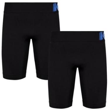 Imagem de Kit 2 Bermuda Térmica Masculina Sem costura Previne Assaduras-Masculino