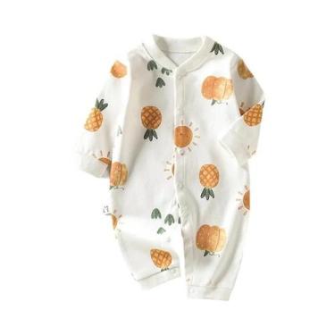 Imagem de Macacão De Algodão Para Bebê Recém-Nascido Com Estampa Do Mickey, Roup