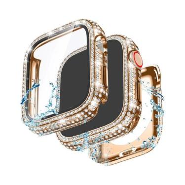 Imagem de Capa De Vidro Com Brilho De Diamante Para Apple Watch Série 10 9 8 7 6