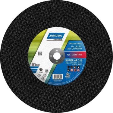Imagem de Disco De Corte, 300 Mm X 3,2 Mm X 19,05 Mm, Ar 312 Norton Ostenvonder