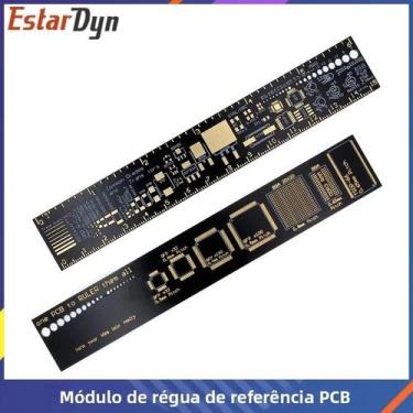 Imagem de Régua PCB De 15cm Para Engenheiros Eletrônicos, Geeks E Criadores - Ré