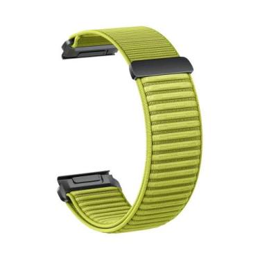 Imagem de Pulseira De Nylon QuickFit De 22mm E 26mm Para Garmin Fenix E 7 7X 6 6