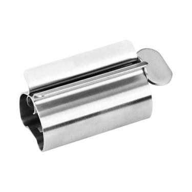 Imagem de Espremedor De Pasta De Dente Em Aço Inoxidável Com Rolo Para Redução D
