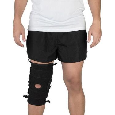 Imagem de Joelheira articulada com dobradicas mercur preto bc0033 -, M, Preto