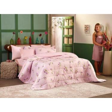 Imagem de Jogo De Cama Queen Crystal 100% Algodão 4 Peças - Teka -