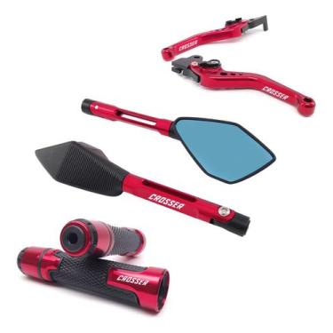 Imagem de Manete Manopla Retrovisor Crosser 150 Disco Gravado A Laser - Special 