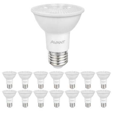Imagem de 15Und Lâmpada Par20 LED Bivolt Branco Frio 6500k 7W Avant