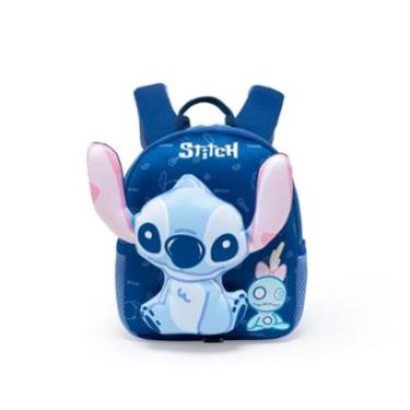 Imagem de Mochila Infantil Disney Stitch Escolar Passeio Unissex-Feminino