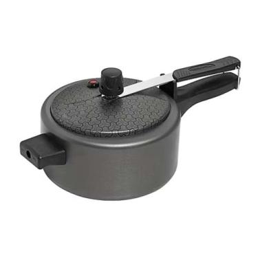 Imagem de Panela De Pressão Pequena Mini 2 Litros Antiaderente Alumínio Pression