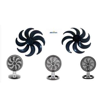 Imagem de Hélice De Ventilador Britânia Turbo 8 Pás Bvt480 40cm Preta - Moveis U
