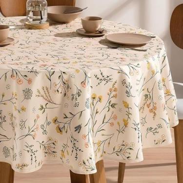Imagem de Toalha de Mesa Redonda 4 Lugares Dohler Antimanchas Florencia 160cm -,