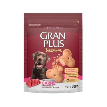 Imagem de Biscoito GranPlus Sabor Carne para Cães Adultos 300 g - AFP