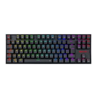 Imagem de Teclado mecanico gamer kumara pro rgb wireless switch brown redragon k