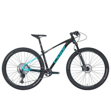Imagem de Bicicleta mtb aro 29 oggi big wheel 7.4 2022, Preto, Azul, 19"