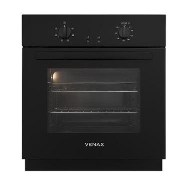 Imagem de Forno de Embutir à Gás Venax 50L Totale Nero GIII Gás GLP Preto, 110V