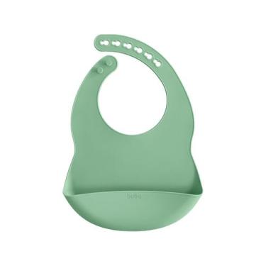 Imagem de Babador de Silicone com Bolso Buba 15641, Verde